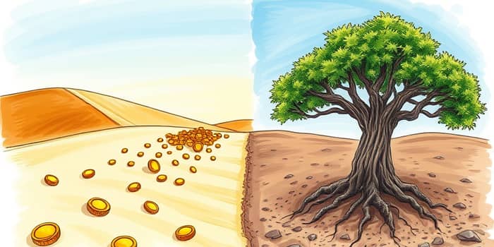 El Espejismo de la Riqueza Rápida: Construcción Sólida